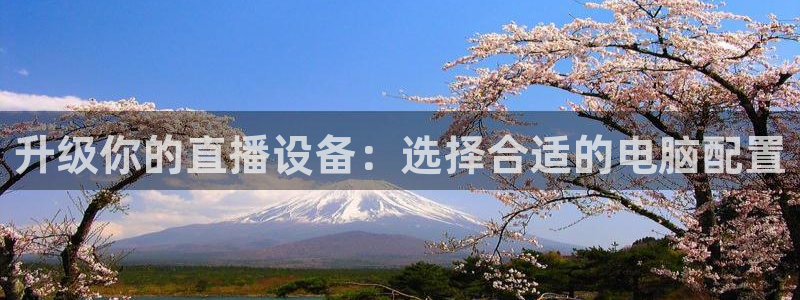 178直播体育赛事免费直播：升级你的直播设备：选择合适的电脑配置
