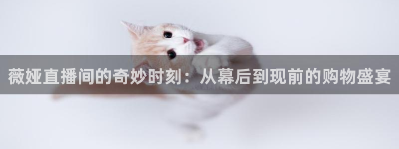 178直播体育官网：薇娅直播间的奇妙时刻：从幕后到现前的购物盛宴